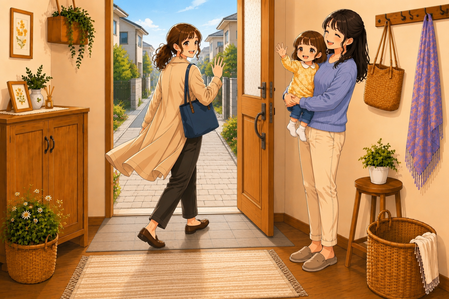 送り迎えのとき